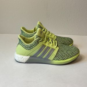 Adidas Solar‎ boost Sneakers Running Shoes Women's 7.5 Yellow Silver White